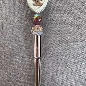 Heart Chrome Beaded Pen
